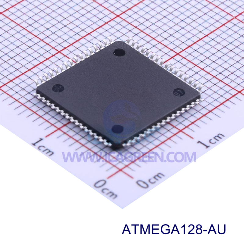 ATMEGA128A-AU 8-bit ATMEGA128A-AUR Microcontroller Units (MCUs/MPUs/SOCs)
