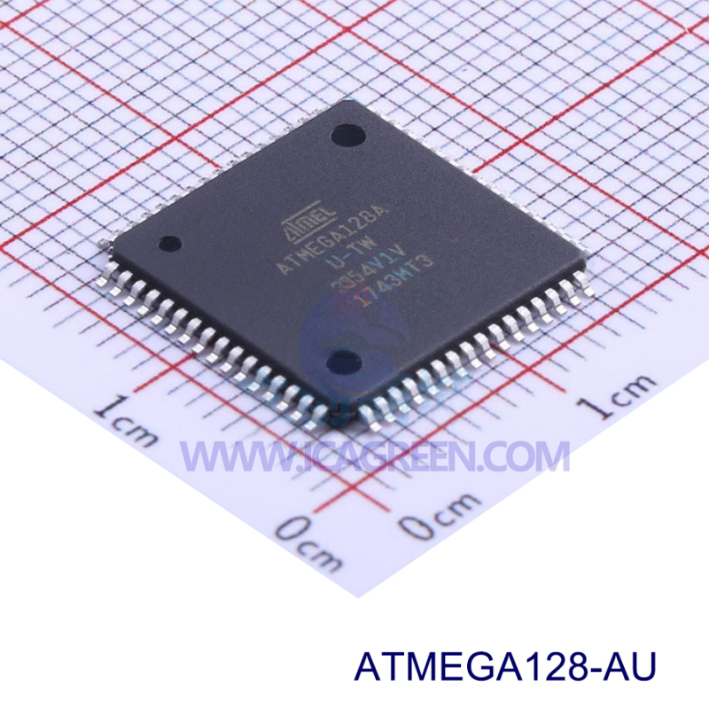 ATMEGA128A-AU 8-bit ATMEGA128A-AUR Microcontroller Units (MCUs/MPUs/SOCs)