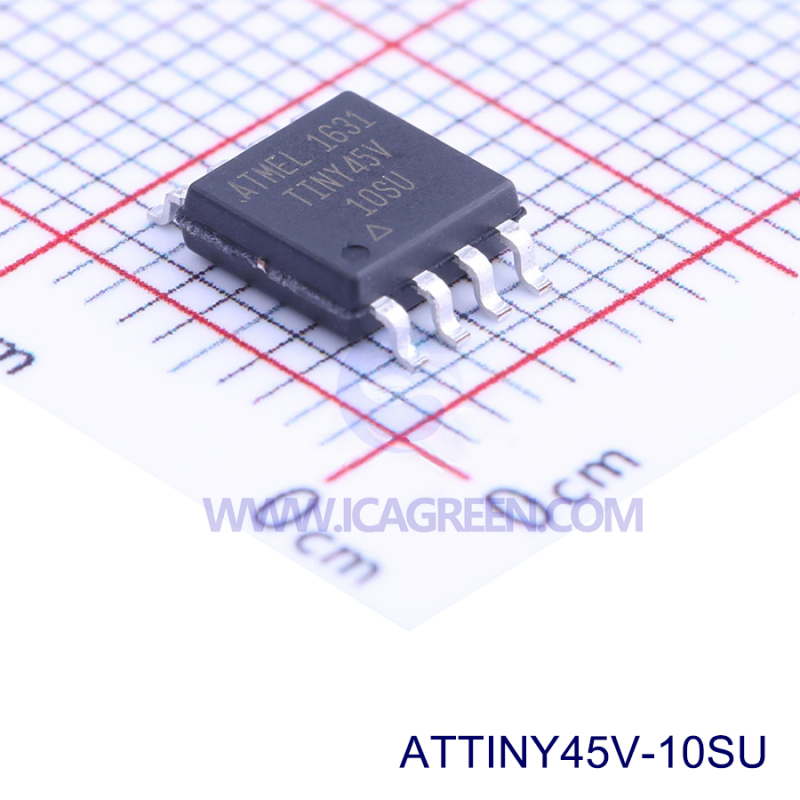 ATTINY45V-10SU ATTINY45V-10SUR 8-bit Microcontroller Units (MCUs/MPUs/SOCs)