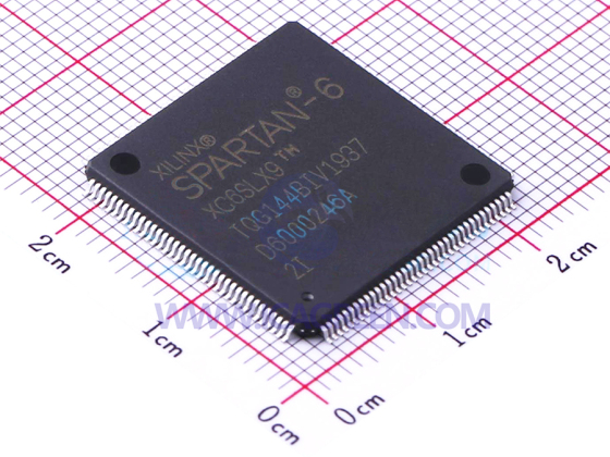 Dispositif logique programmable XC6SLX9-2TQG144I (CPLD/FPGA)