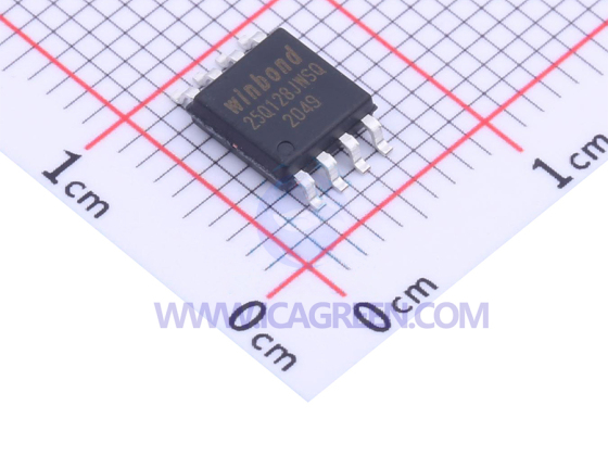 W25Q128JWSIQ NOR Flash spiFlash, 128M-bit, 4Kb Uniform Sector