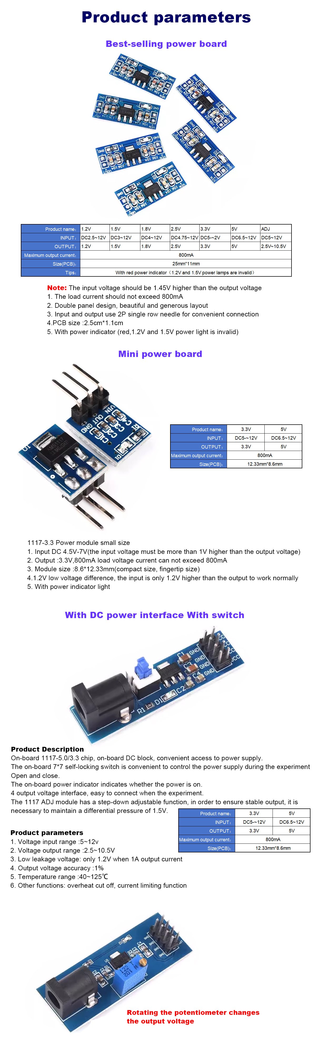 AMS1117 Power Module