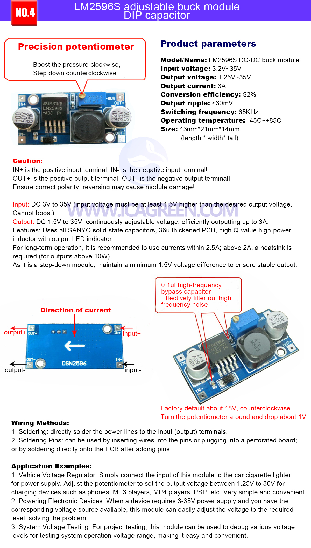 Buck power supply board