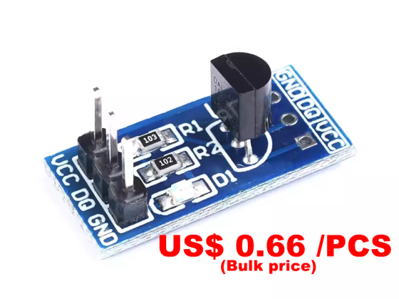 Modul de măsurare a temperaturii DS18B20 Modul senzor de temperatură
