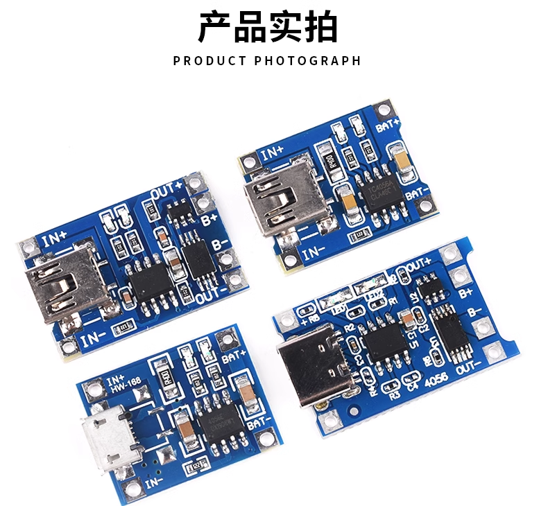 TP4056 Lithium Battery Charging Board Micro USB Charge Module With Protect