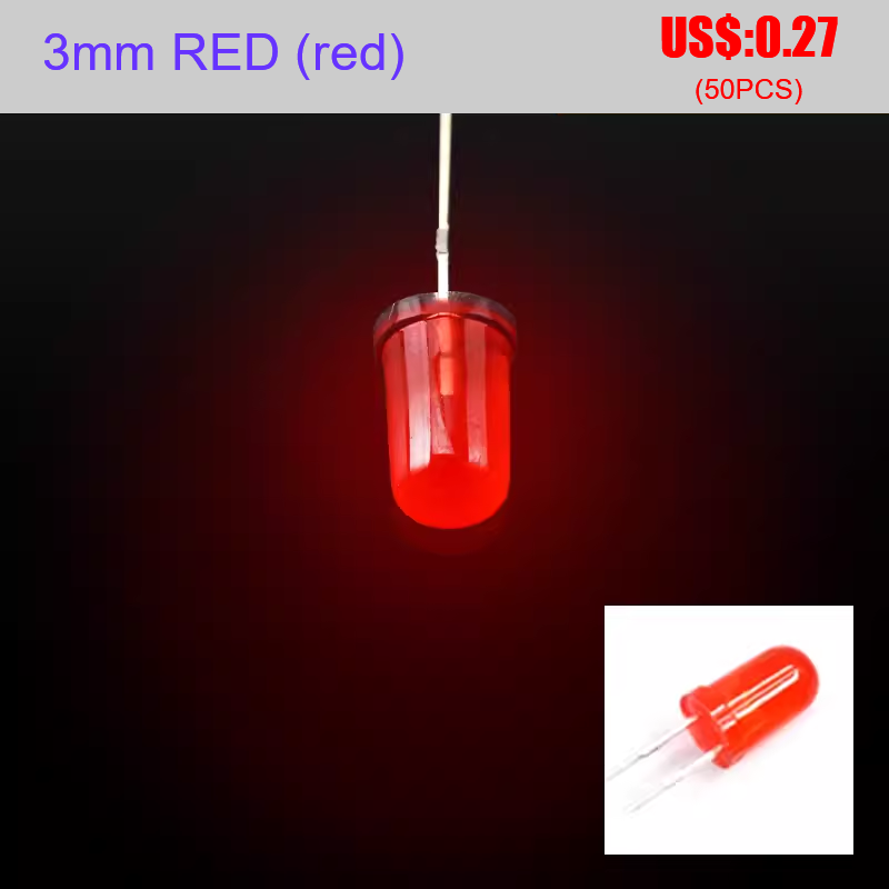 3mm 5mm LED Light Diodes, LED Circuit Assorted Kit for Science Project Experiment