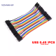 Multicolored Dupont Wire 40pin Male to Female, 40pin Male to Male, 40pin Female to Female Breadboard Jumper