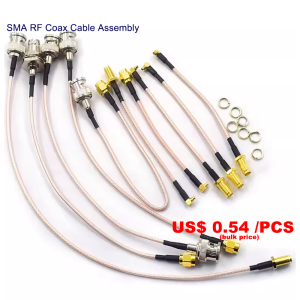 Fil de connexion RF NC à SMA, tête mâle à tête femelle, ligne d'extension RG316 N/SMA à ligne de commutation MMCX