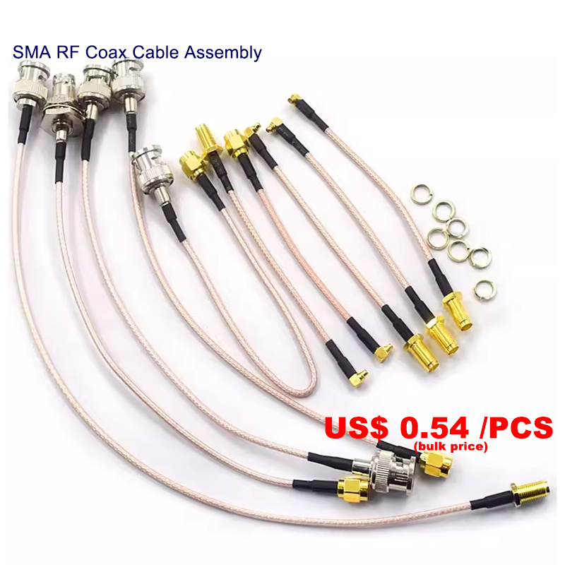 Cablu de conectare RF NC la SMA cap tată la cap mamă Linie de extensie RG316 N/SMA la linie de comutare MMCX