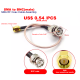 RF connection wire NC to SMA male head to female head RG316 extension line N/SMA to MMCX switch line