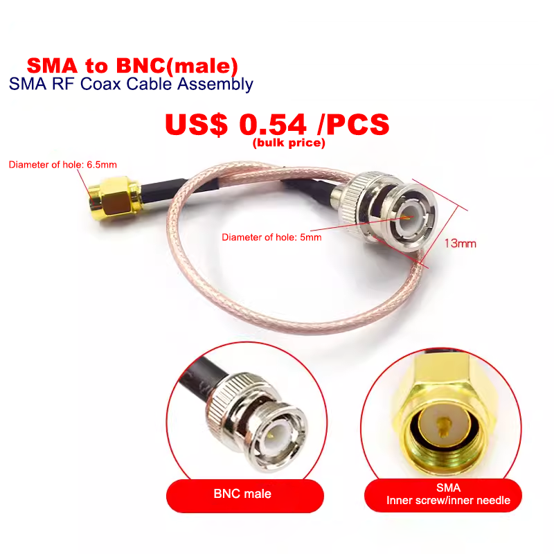 Cablu de conectare RF NC la SMA cap tată la cap mamă Linie de extensie RG316 N/SMA la linie de comutare MMCX