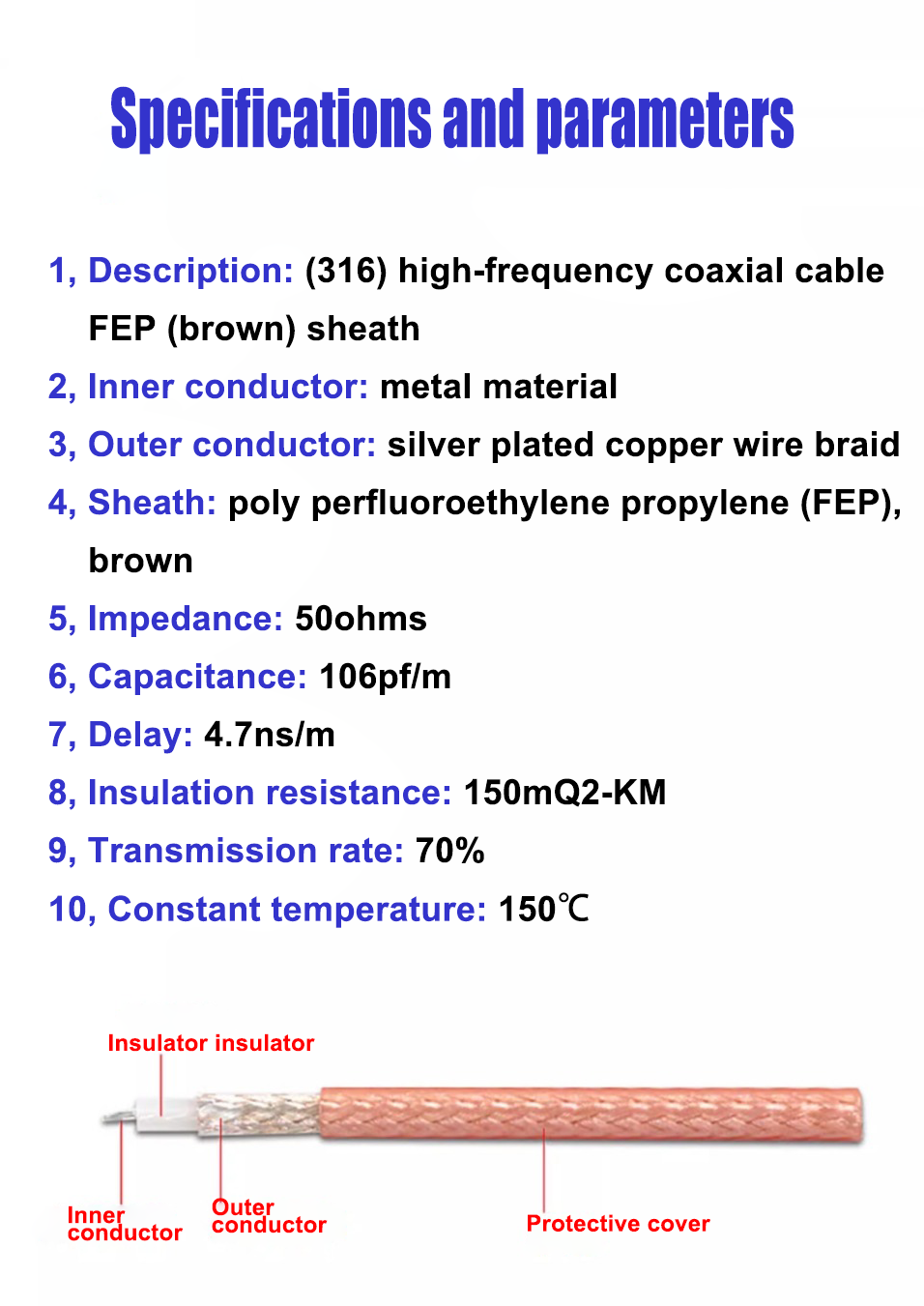 RF connection wire