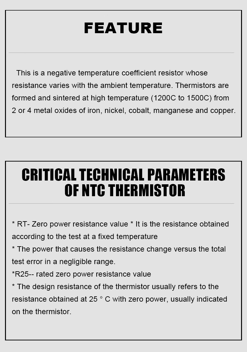 NTC thermistor negative temperature coefficient3/5/8/10/20/47D-5/7/9/11/13/15/20/25