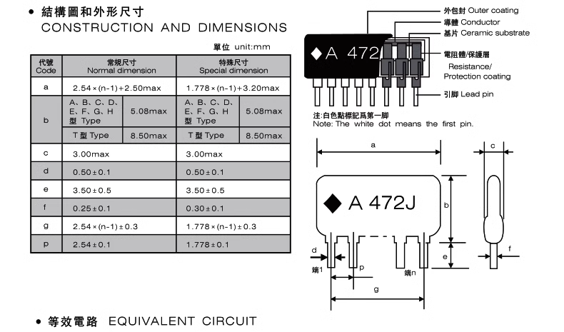 9P 5P exclusion A103J/102G 1K2.2K4.7K10K 100 220 330Ω470 Ω560R