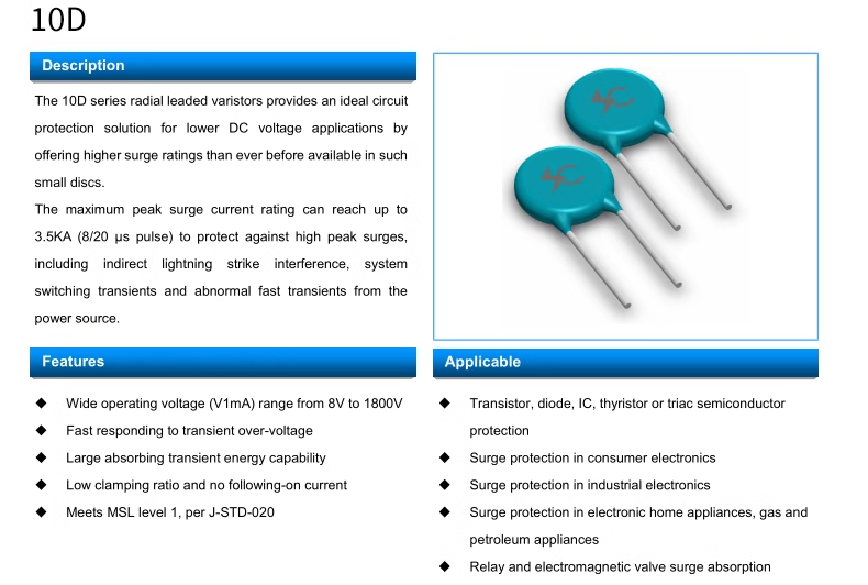 Voltage sensitive resistor