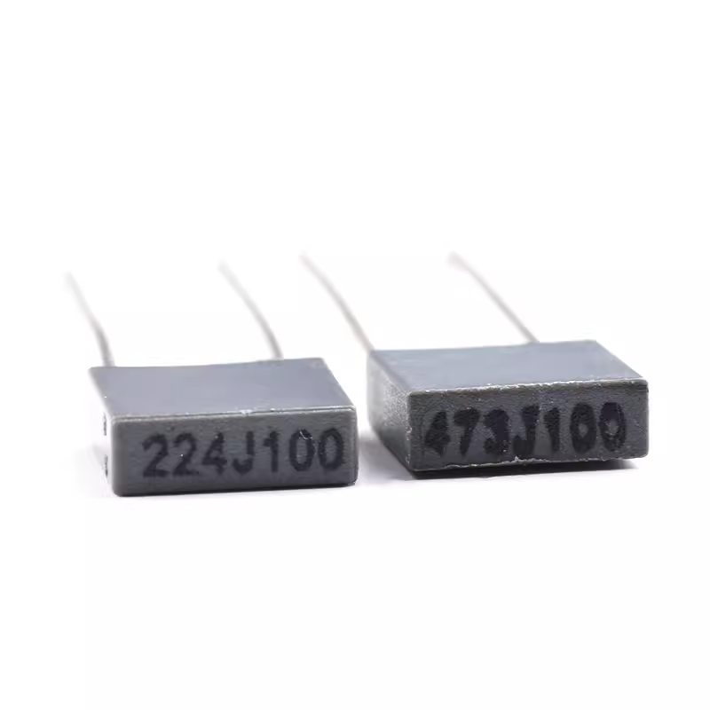 Block/calibration capacitor 102/103/104/105/223/224/472/473J 100V 0.1/1uf