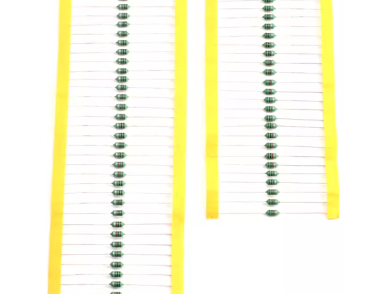 Inducteur d'anneau de couleur 0307 0,1uH/1uH/10uH/100uH/1mH, inducteur de code couleur 1/4W, inducteur de code couleur