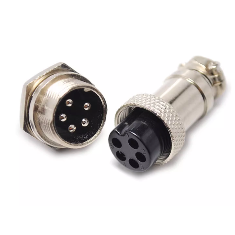 Aviation plug socket connector GX16 12 20-2/3/4/5/6/7/8P core pin male head female head connector