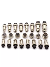 Aviation plug socket connector GX16 12 20-2/3/4/5/6/7/8P core pin male head female head connector