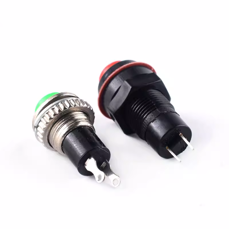 Switch button small switch small button car self lock no lock self reset mini boat shape round mini boat shape