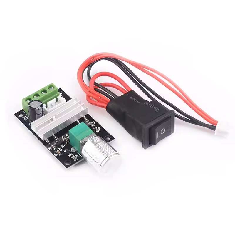 PWM DC motor governor 5V-16V12V speed control switch 10A LED dimming speed control module 3-35V