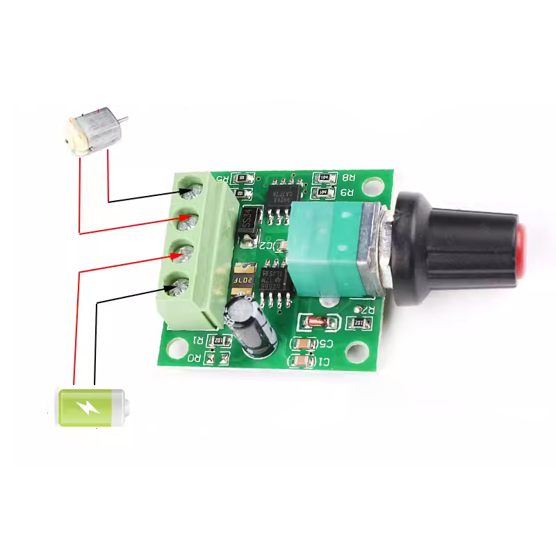 PWM DC motor governor 5V-16V12V speed control switch 10A LED dimming speed control module 3-35V