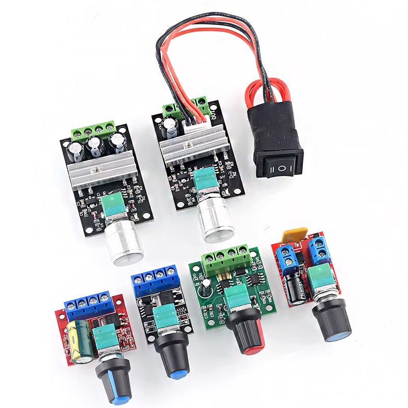 PWM DC motor governor 5V-16V12V speed control switch 10A LED dimming speed control module 3-35V