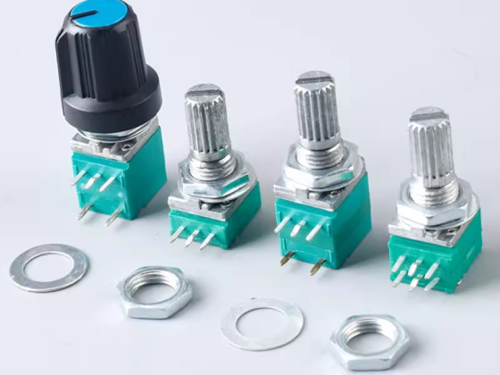 RK097NS G N single duplex potentiometer B5K/10K/20K/50K/100K volume audio with switch