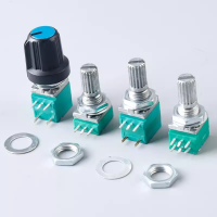 RK097NS G N single duplex potentiometer B5K/10K/20K/50K/100K volume audio with switch