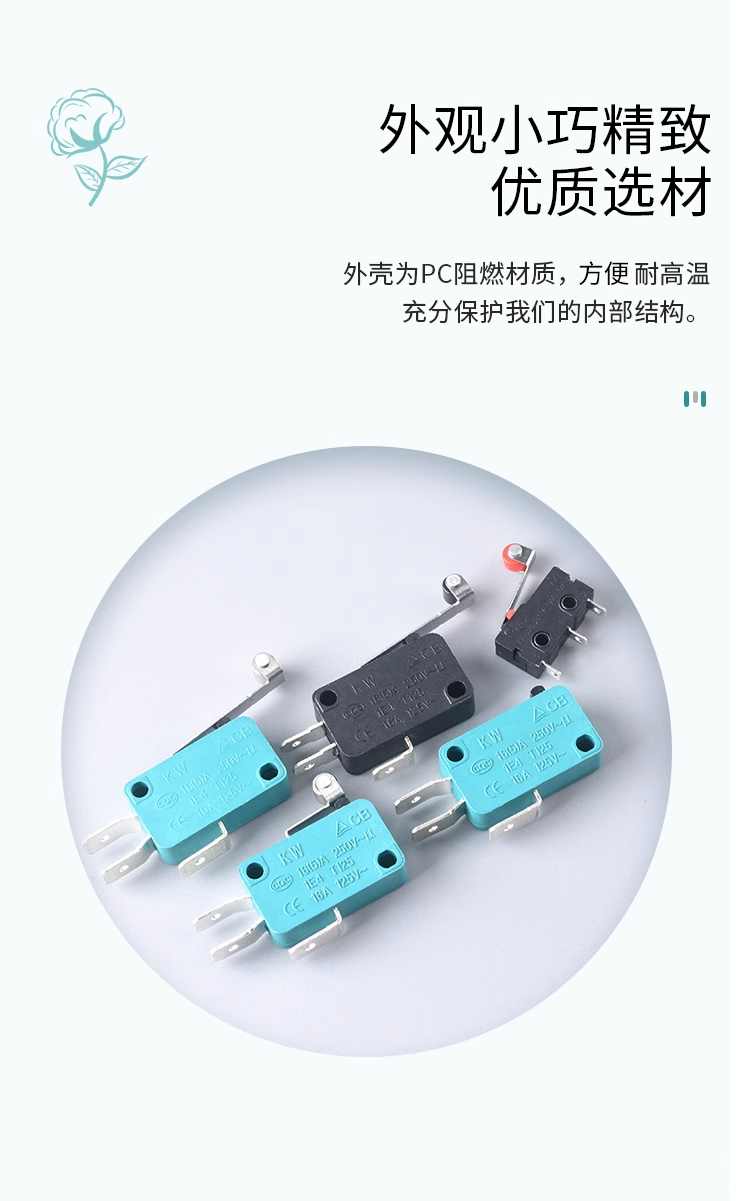 KW7-0 KW7-1 KW7-2 KW7-3 micro self reset switch