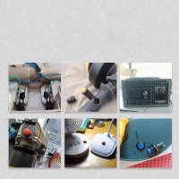 Bouton interrupteur circulaire DS-428/427/316/431, autobloquant, réinitialisation sans verrouillage, bouton rouge, jaune et vert 12/14mm