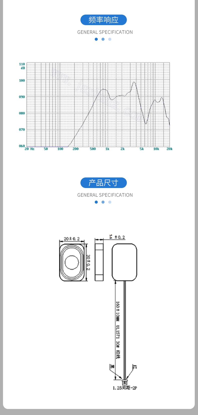 Loudspeaker small speaker 4R0.25W 8 euro 0.5W 1W