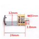 Precision N20 gear motor DC3V3.7V5V 6V DC slow motor micro full metal gear reducer