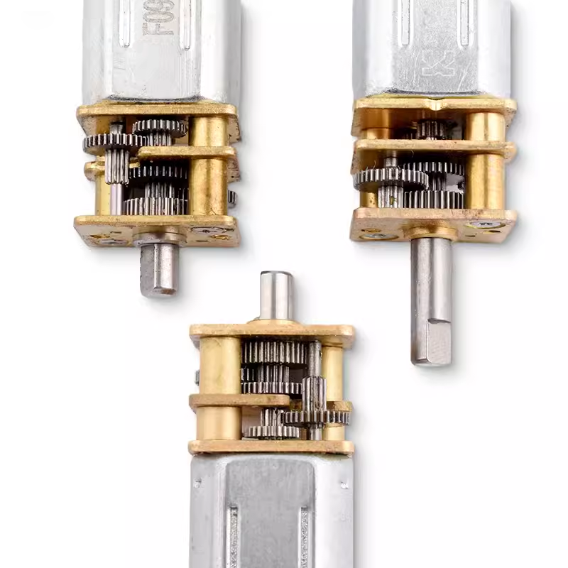 Moteur à engrenages de précision N20 DC3V3.7V5V 6V DC, moteur lent, micro réducteur d'engrenage entièrement en métal
