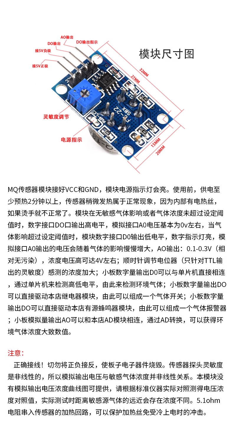 Smoke sensor module