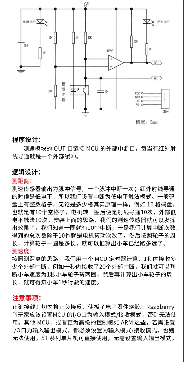 Infrared trough type optocoupler photoelectric sensor