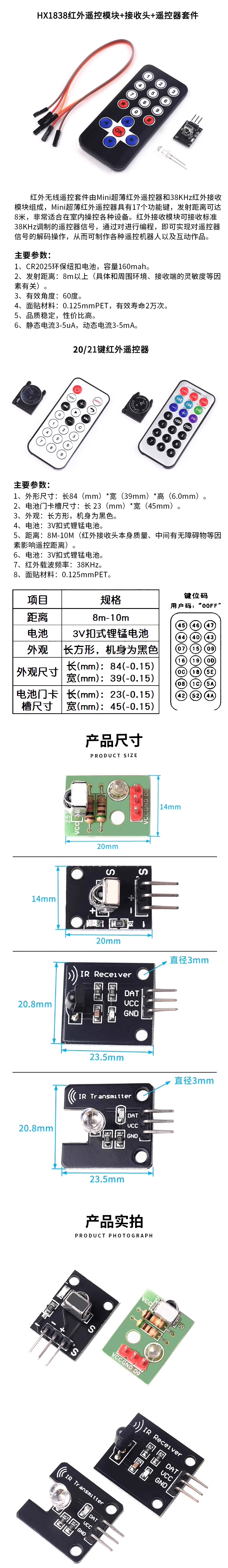 Infrared receiving module