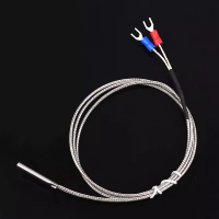 K type thermocouple stainless steel surface probe 4*30mm temperature control temperature line probe temperature sensor high temperature resistance