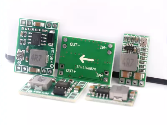 MP1584EN DC-DC adjustable buck module 12V24V5V 3A power module mini small volume model aircraft