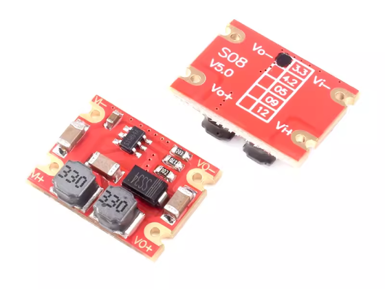 DC-DC automatic boost and drop voltage regulator power module input 3 ~ 15V output 3.3V/5V/12V