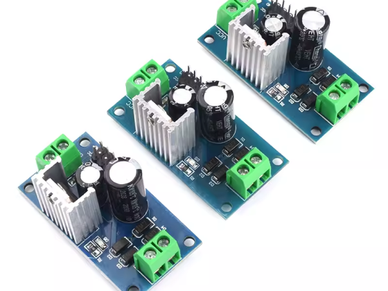 Three-terminal voltage regulator module LM7805/06 LM7809/LM7812 5V/6V/12V regulated power supply module