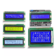 LCD1602A 12864 LCD screen 5V welding needle IIC/I2C module blue yellow green gray yellow screen 3.3V