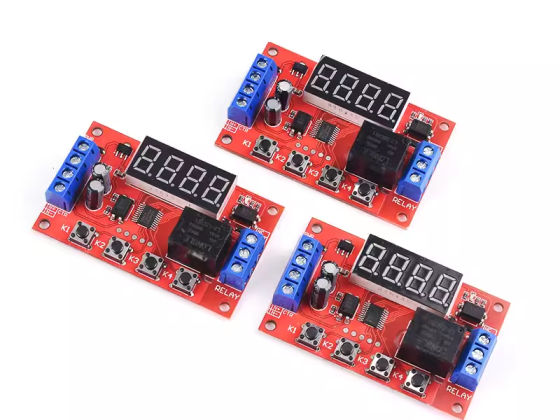 Modul releu timp de întârziere 5V12V24V temporizare optocupler programabil izolare ciclu de impuls declanșator oprire