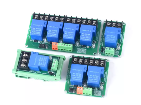 1 /2 /4 way 30A relay module with optocoupler isolation high current support high and low level 5V12V24V
