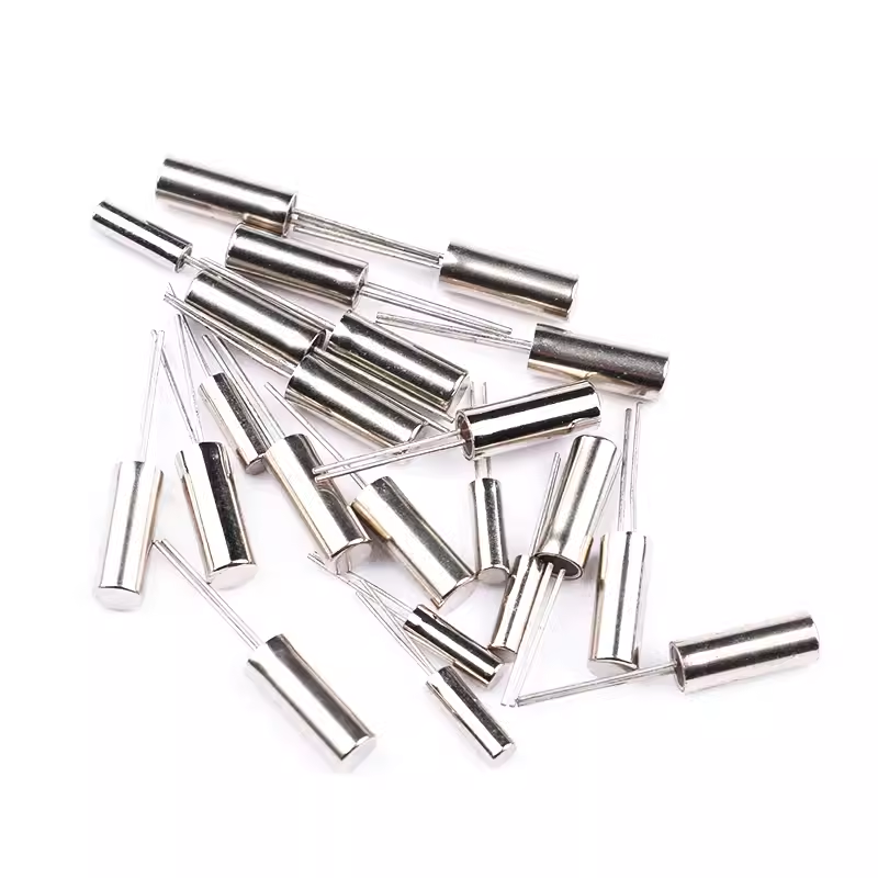 3x8mm cylindrical passive crystal 2x6 quartz crystal 32.768KHz directly inserted quartz crystal 32768K
