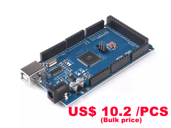 Carte de développement ATMEGA2560 R3, version améliorée, peut prendre en charge le câble de données USB à port carré