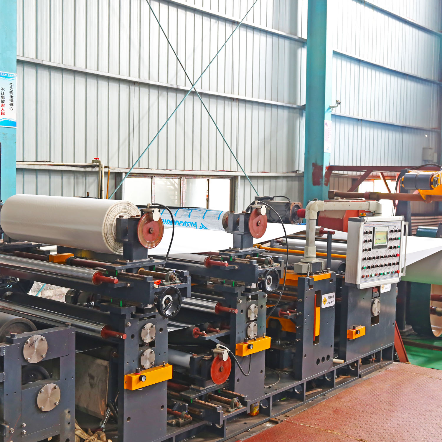 Mirror buffing machine for Stainless steel sheet