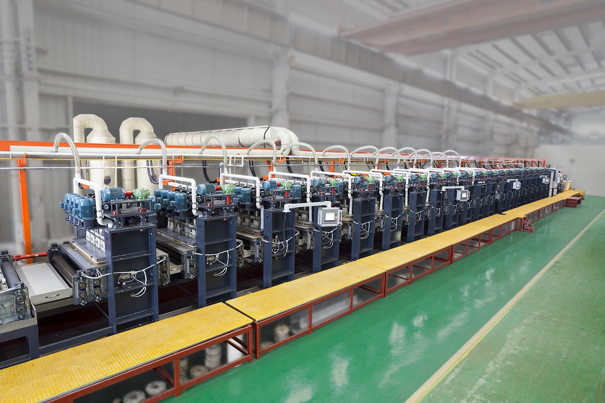 Mirror buffing machine for Stainless steel coil