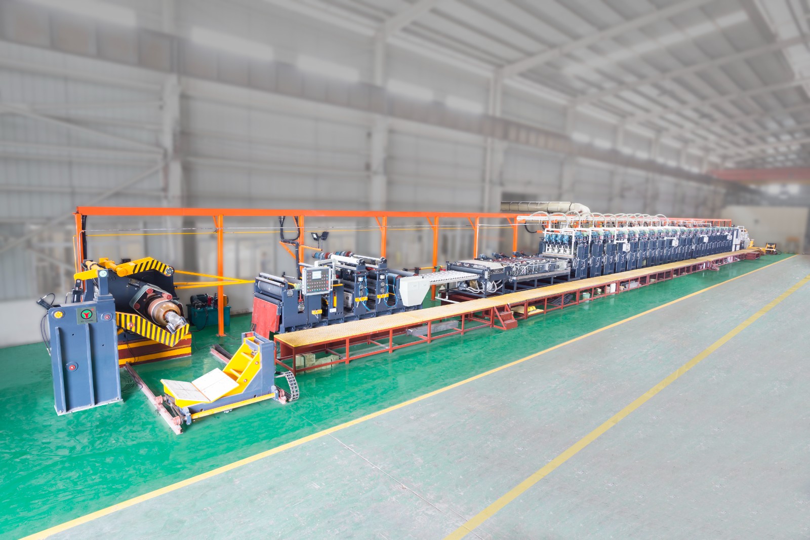 Successful trial production of new stainless steel 8K production line