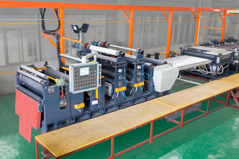Mesin pemoles cermin stainless steel coil no.8